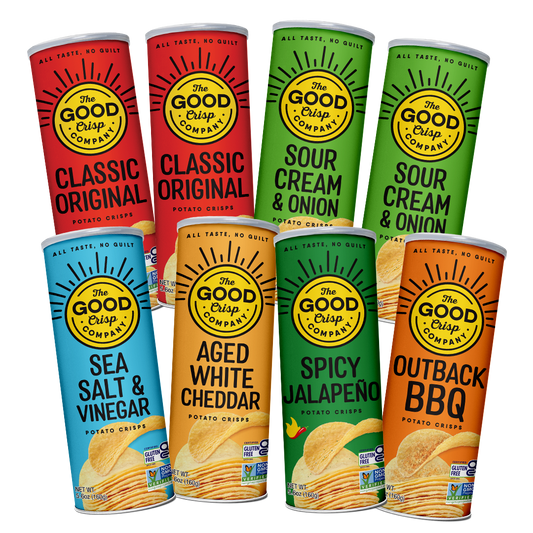 The Good Crisp Company - Variety Pack of Chips - 5.6oz (Case of 8): Variety 5.6oz / 8 Pack