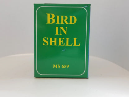 Tin Bird-In-Shell Easter Egg Wind-up Collector's Toy