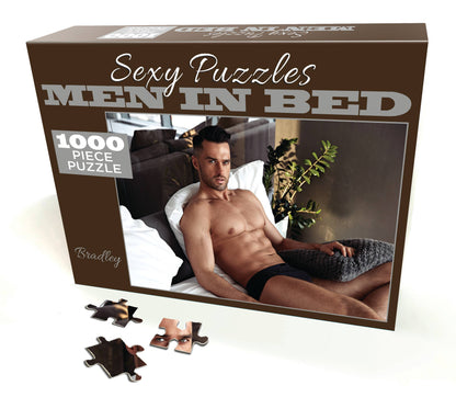 Little Genie Productions - *** SALE*** Sexy Men in Bed Puzzle - Bradley