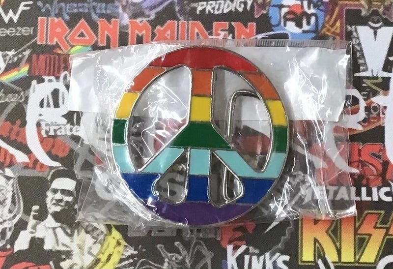 Pride Peace Belt Buckle