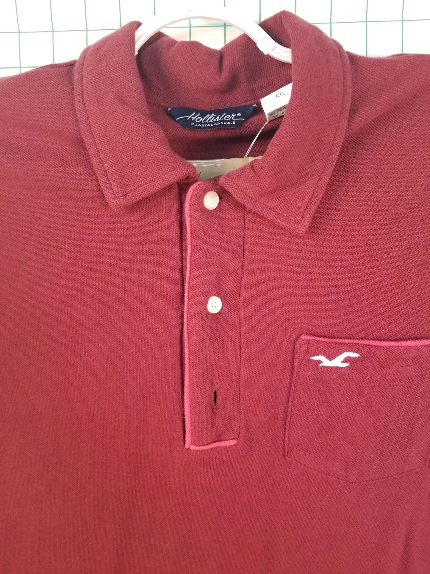 Hollister Coastal Classics Polo Red XXL