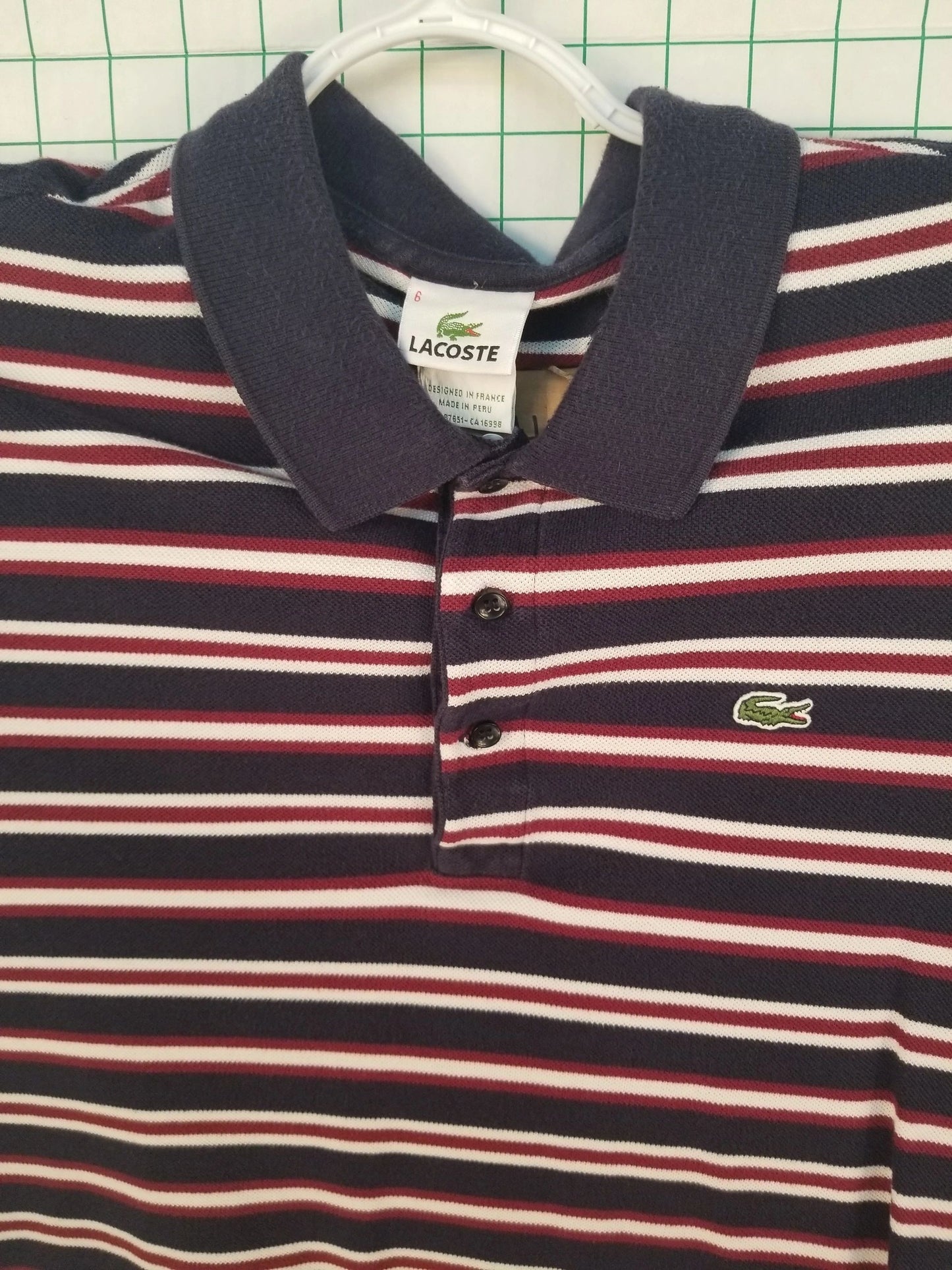 Lacoste Striped Polo Shirt