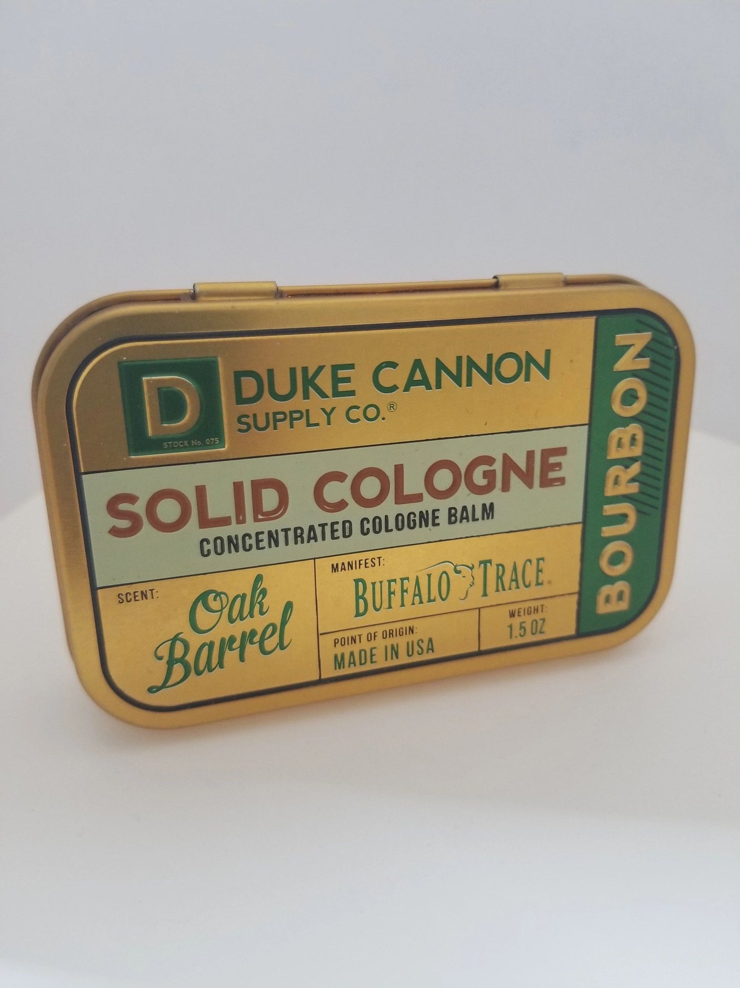 Duke Cannon Supply Co. "Oak Barrel" Concentrated Cologne "BOURBON"