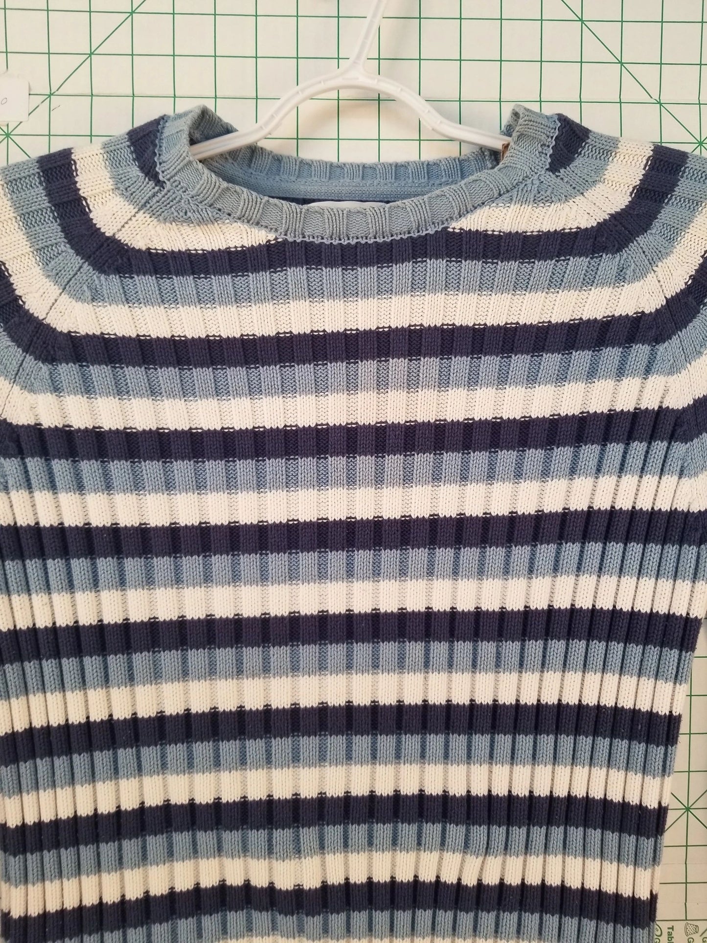 Tommy Hilfiger Blue Striped Sweater XL