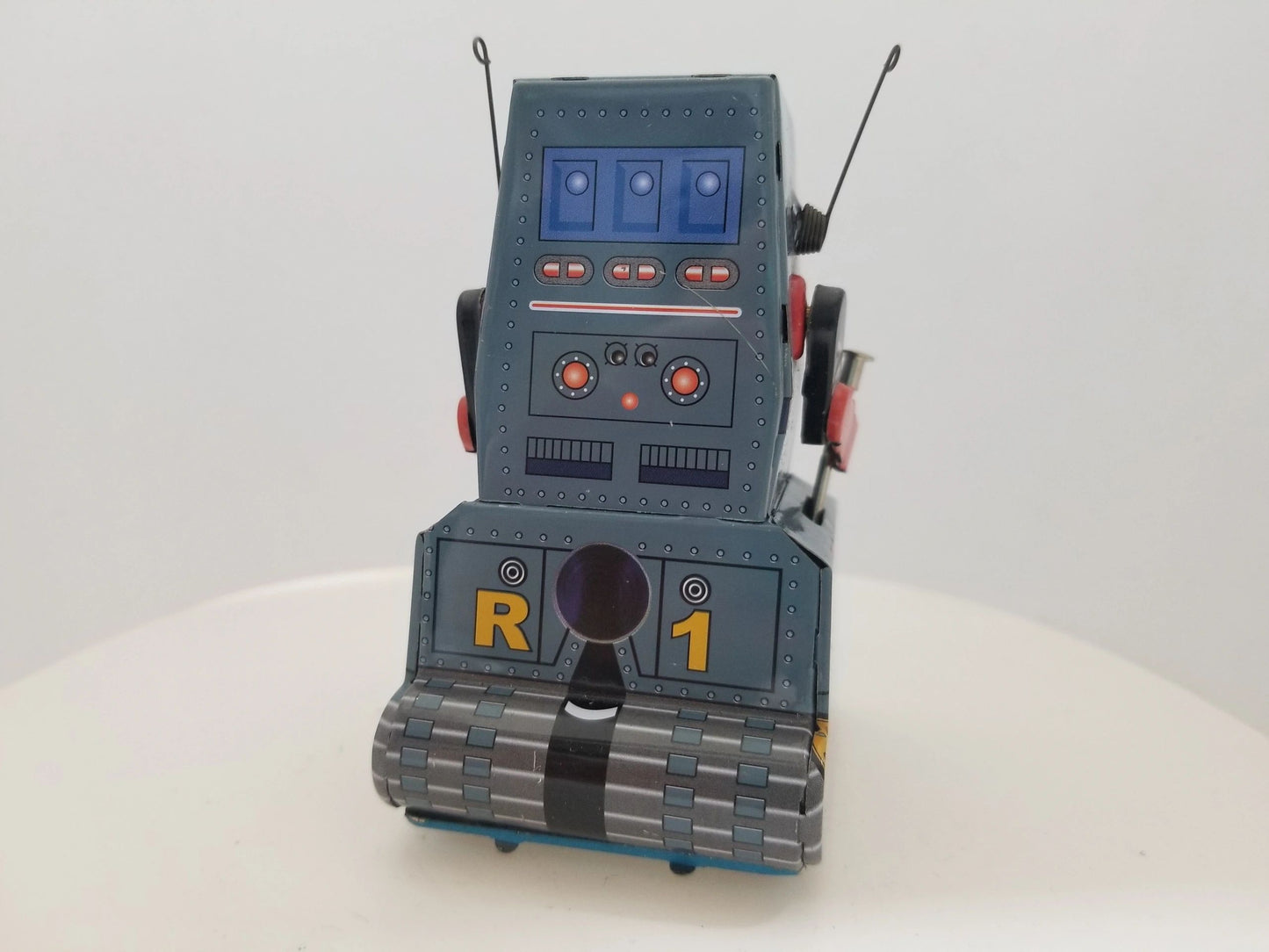 Tin Rolling Robot Wind-up Collector's Toy