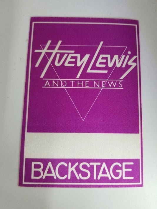 Huey Lewis And The News Backstage Pass