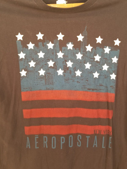 Aeropostale US Flag Graphic Tee Small