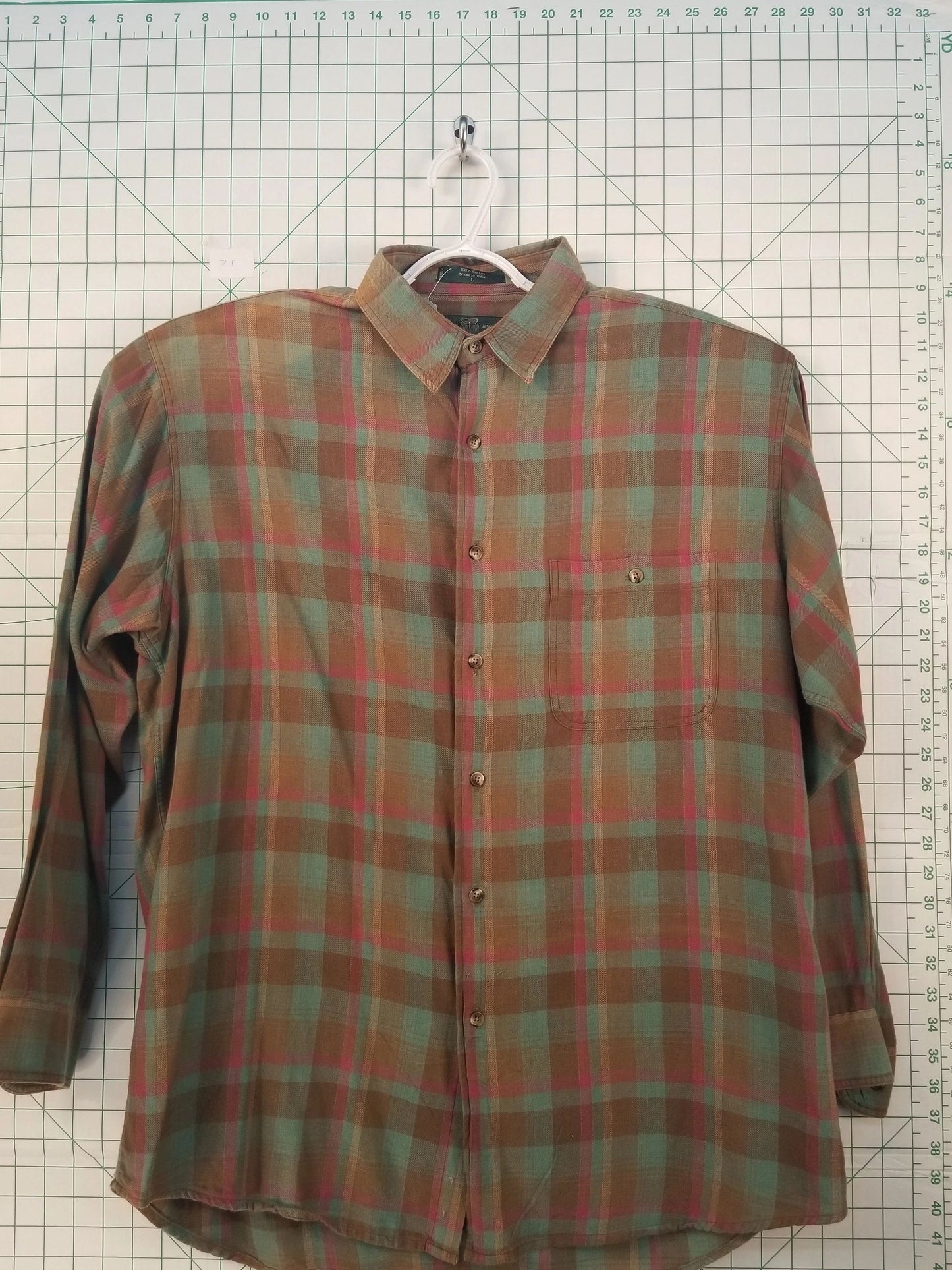 Orvis Plaid Button Down Shirt