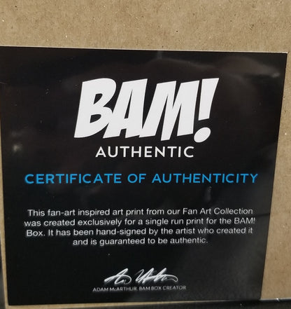 BAM! Signed Art from League of Legends Game