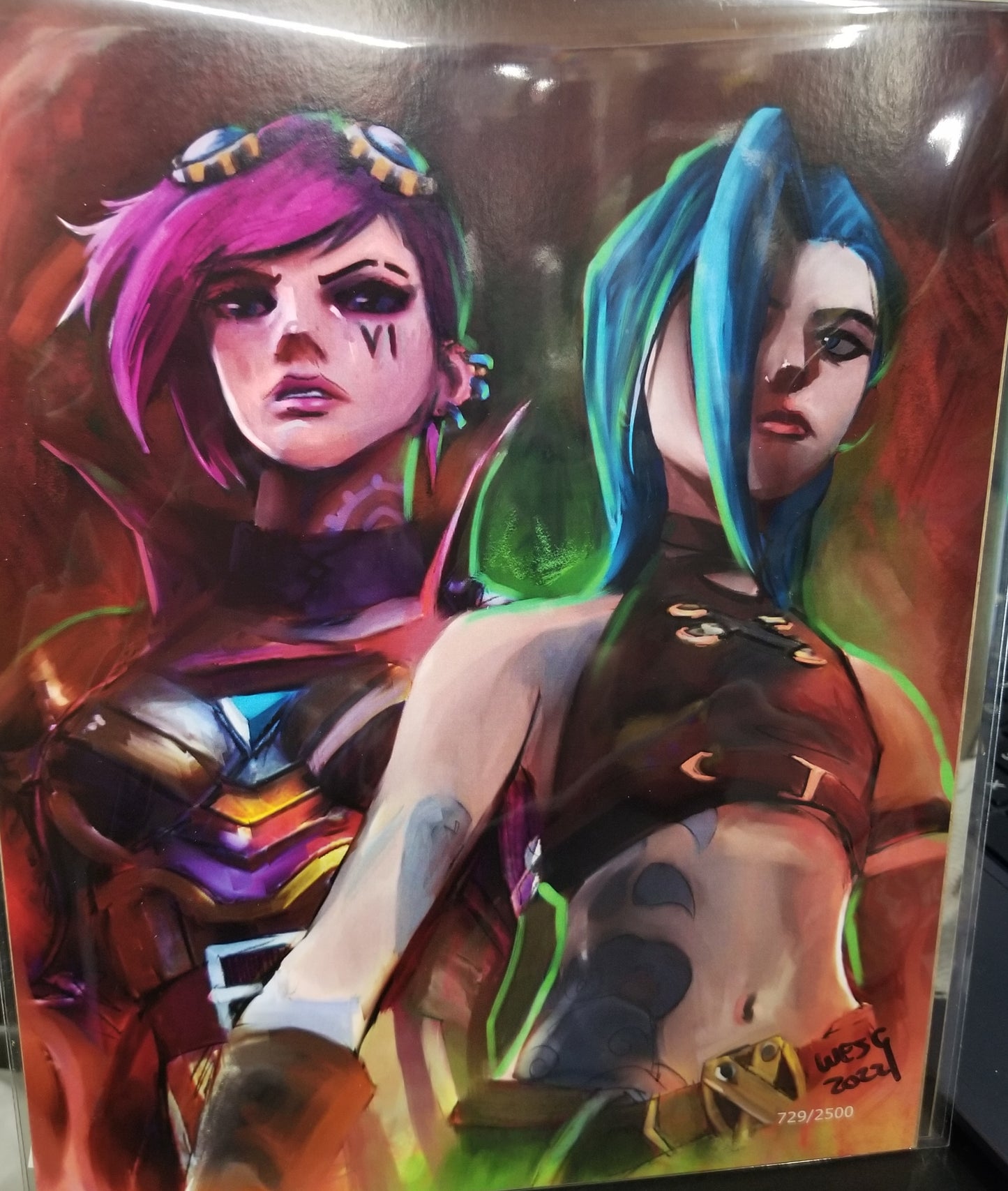 BAM! Signed Art from League of Legends Game