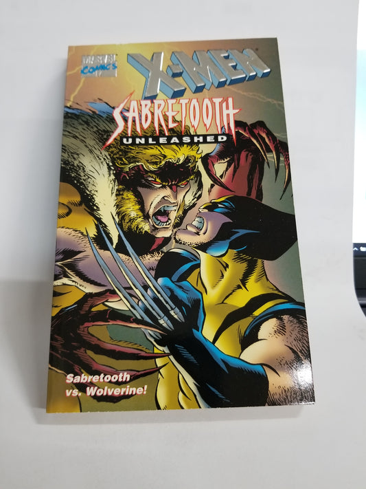Marvel X-Men Sabretooth Unleashed 1995 Book