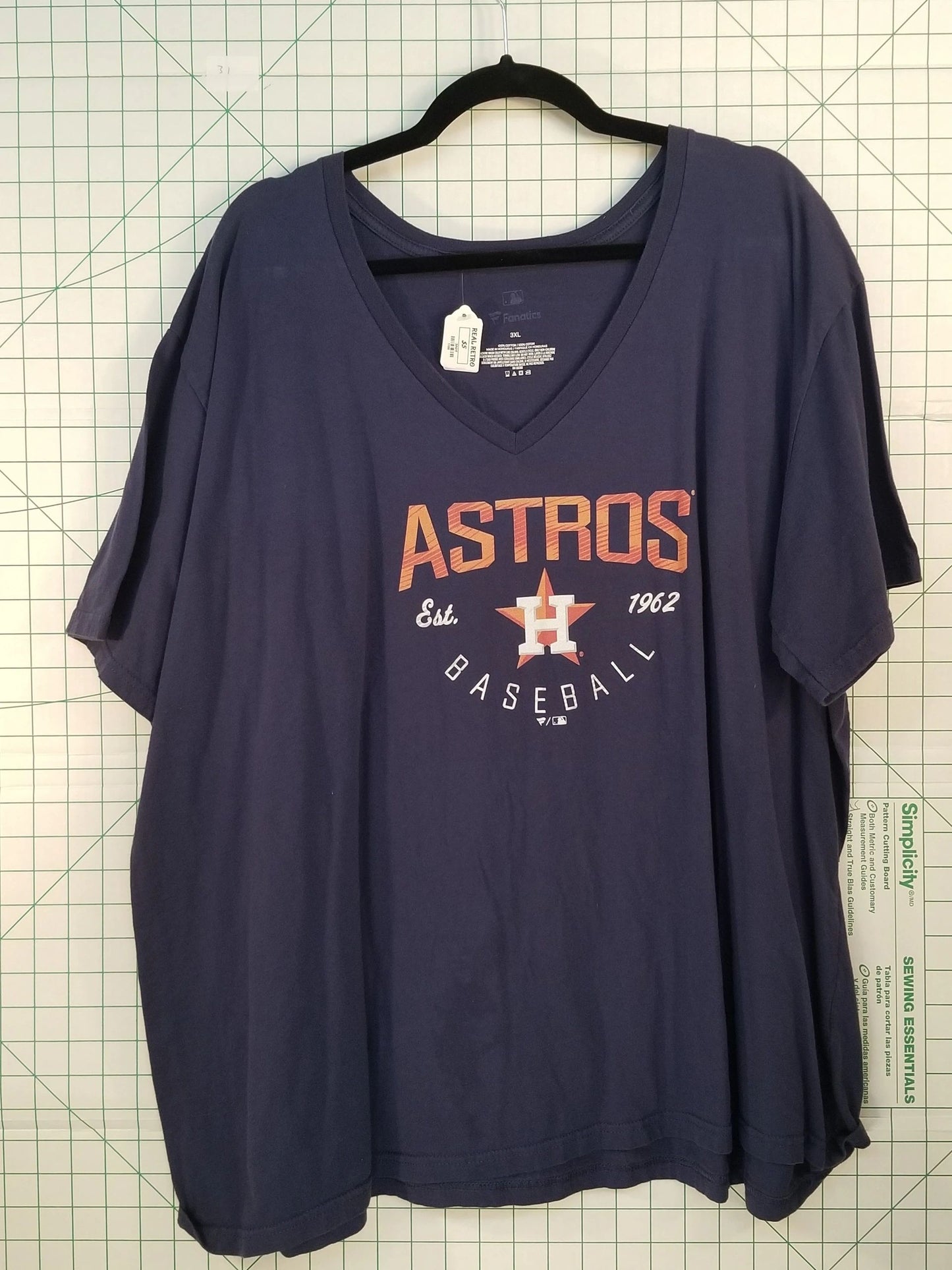 Houston Astros "Astros Baseball" Tee 3XL