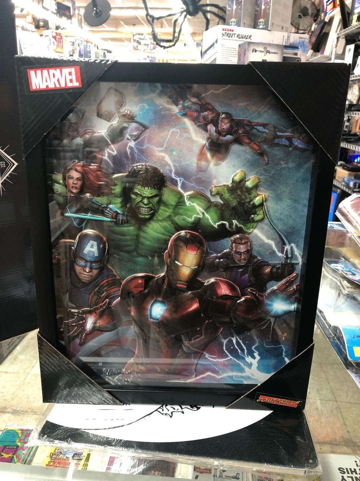 Marvel Avengers Tin Framed Decorative Photo