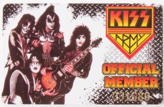 KISS Army Fan Club Card (numbered)