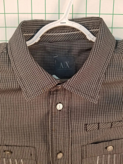 Armani Exchange Short Sleeve Button Up