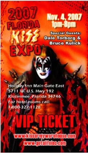 2007 Florida KISS Expo VIP Ticket