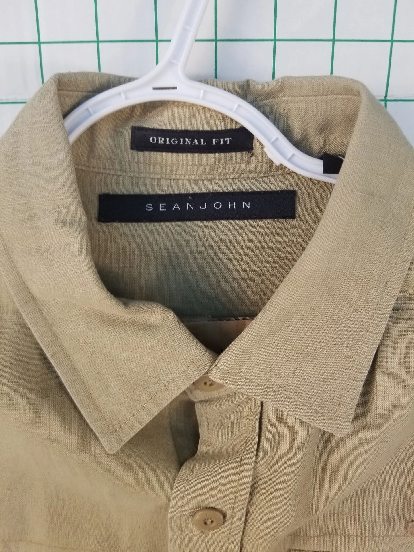 Sean John Short Sleeve Button Up XL