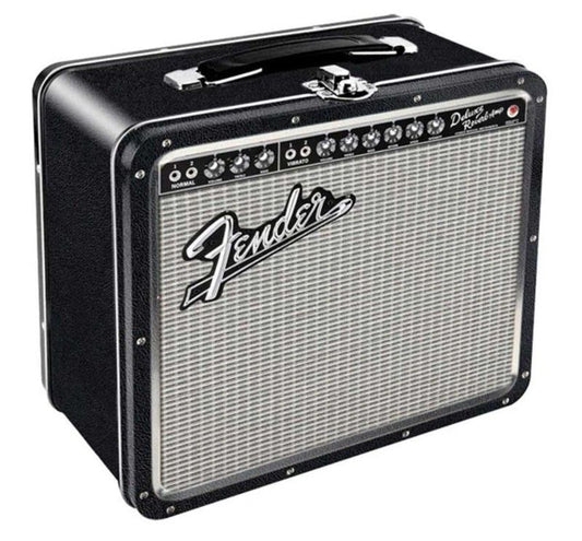 7.75" x 6.75" Fender Deluxe Reverb Amp Retro Lunch Box