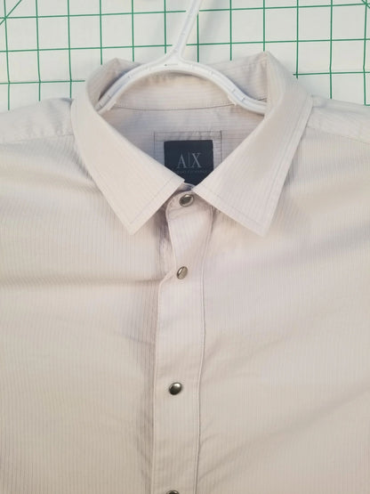 Armani Exchange Short Sleeve Button Down Shirt