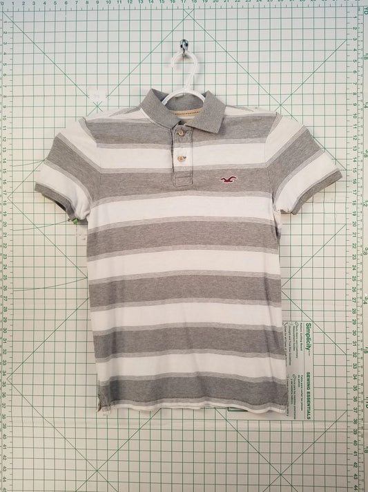 Striped Hollister Polo Shirt M