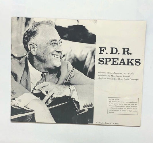 F.D.R. Speaks Vinyls