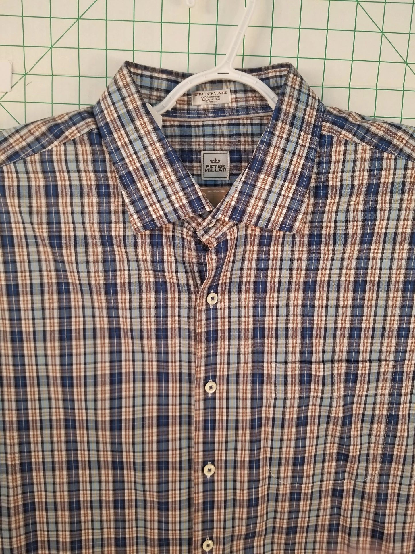 Peter Millar Plaid Button Down