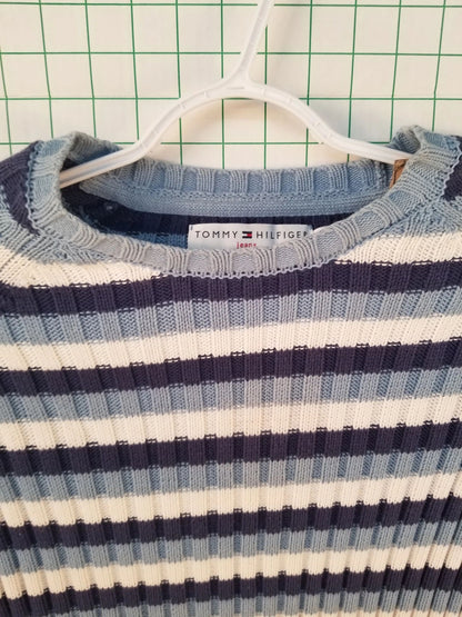 Tommy Hilfiger Blue Striped Sweater XL