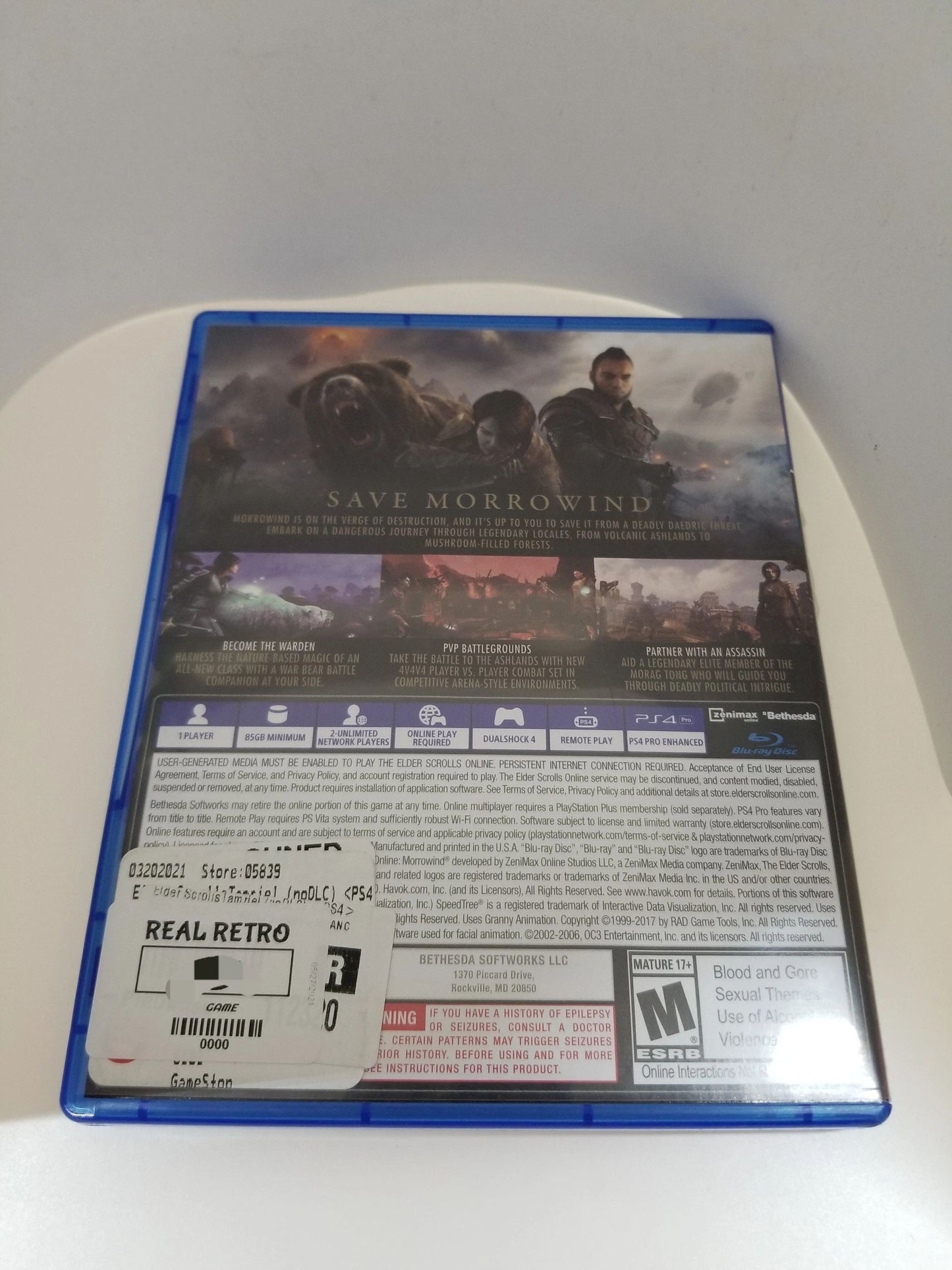 Preowned The Elder Scrolls Online: Morrowind (PS4)