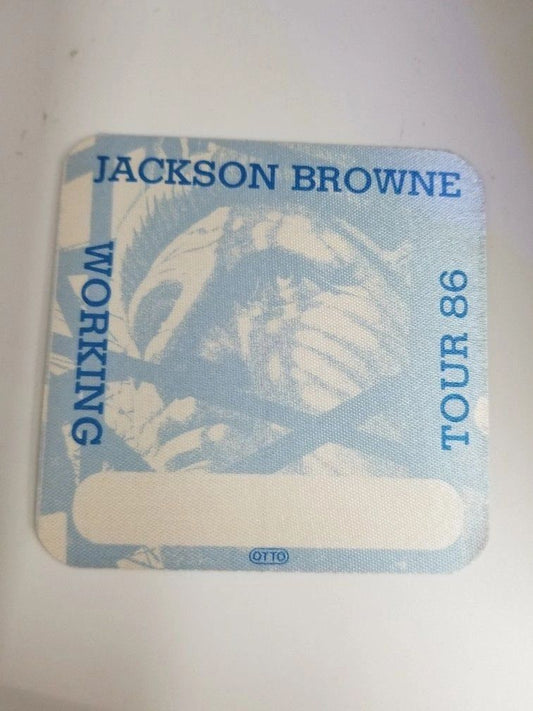 Jackson Browne Tour 86 Backstage Pass