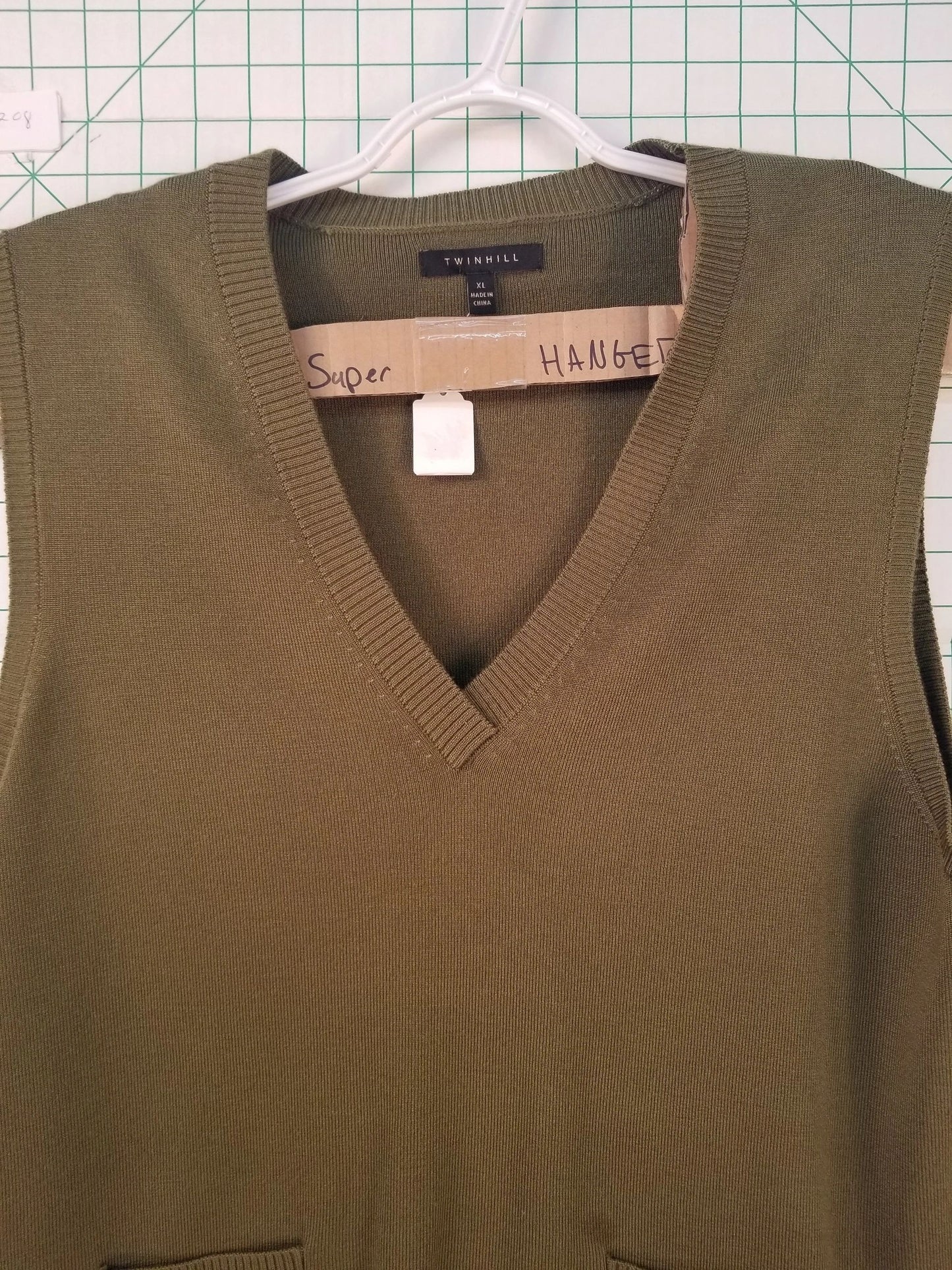 Twinhill Green Sweater Vest XL