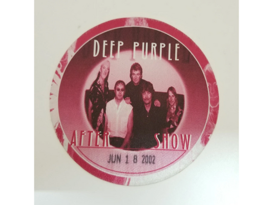 Deep Purple 2002 Backstage Pass