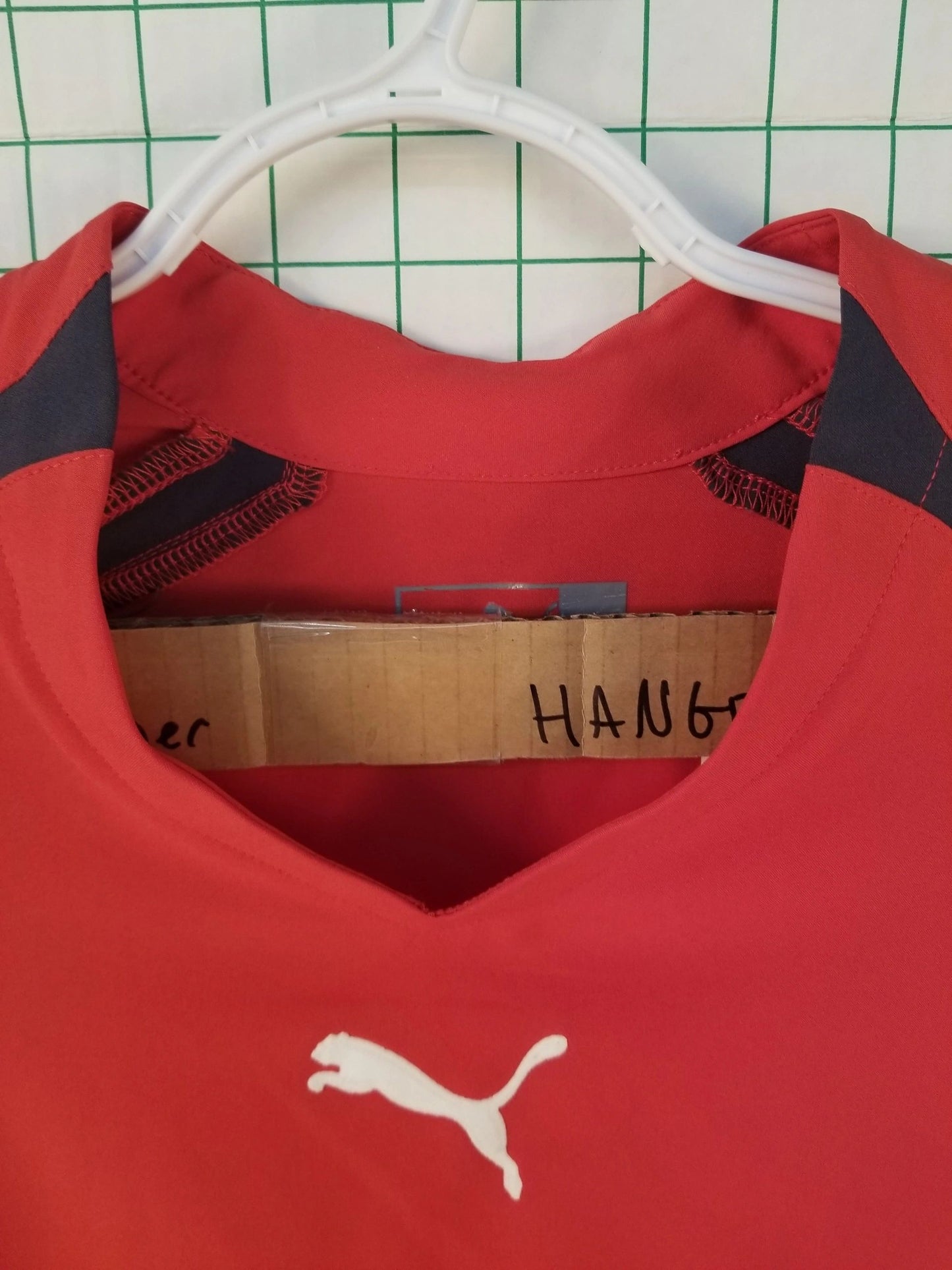 Puma Red Athletic Jersey Medium