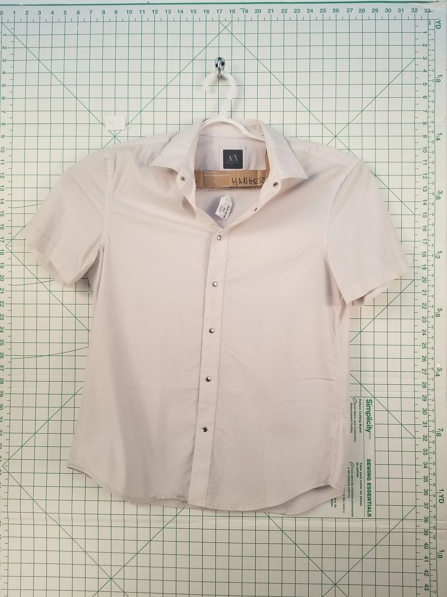 Armani Exchange Short Sleeve Button Down Shirt