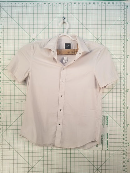 Armani Exchange Short Sleeve Button Down Shirt