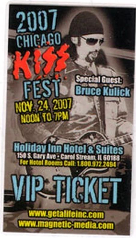 2007 Chicago KISS Expo VIP Ticket