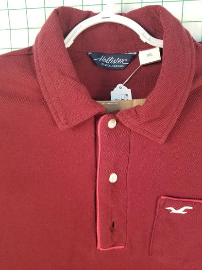 Hollister Coastal Classics Polo Red XXL