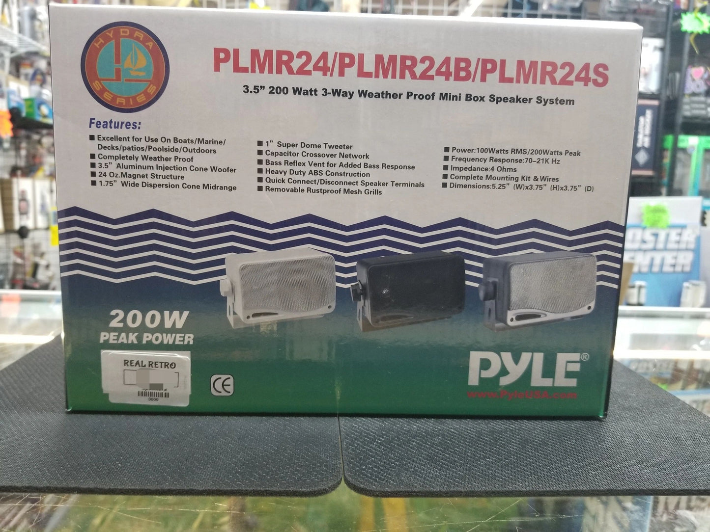 Pyle 3-way Weatherproof Mini Box Speaker System