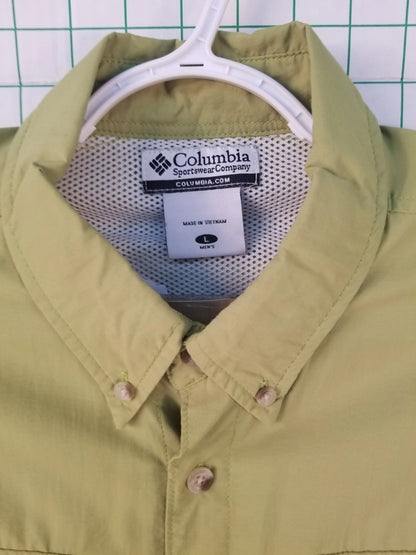 Columbia Sportswear Polo Green Large