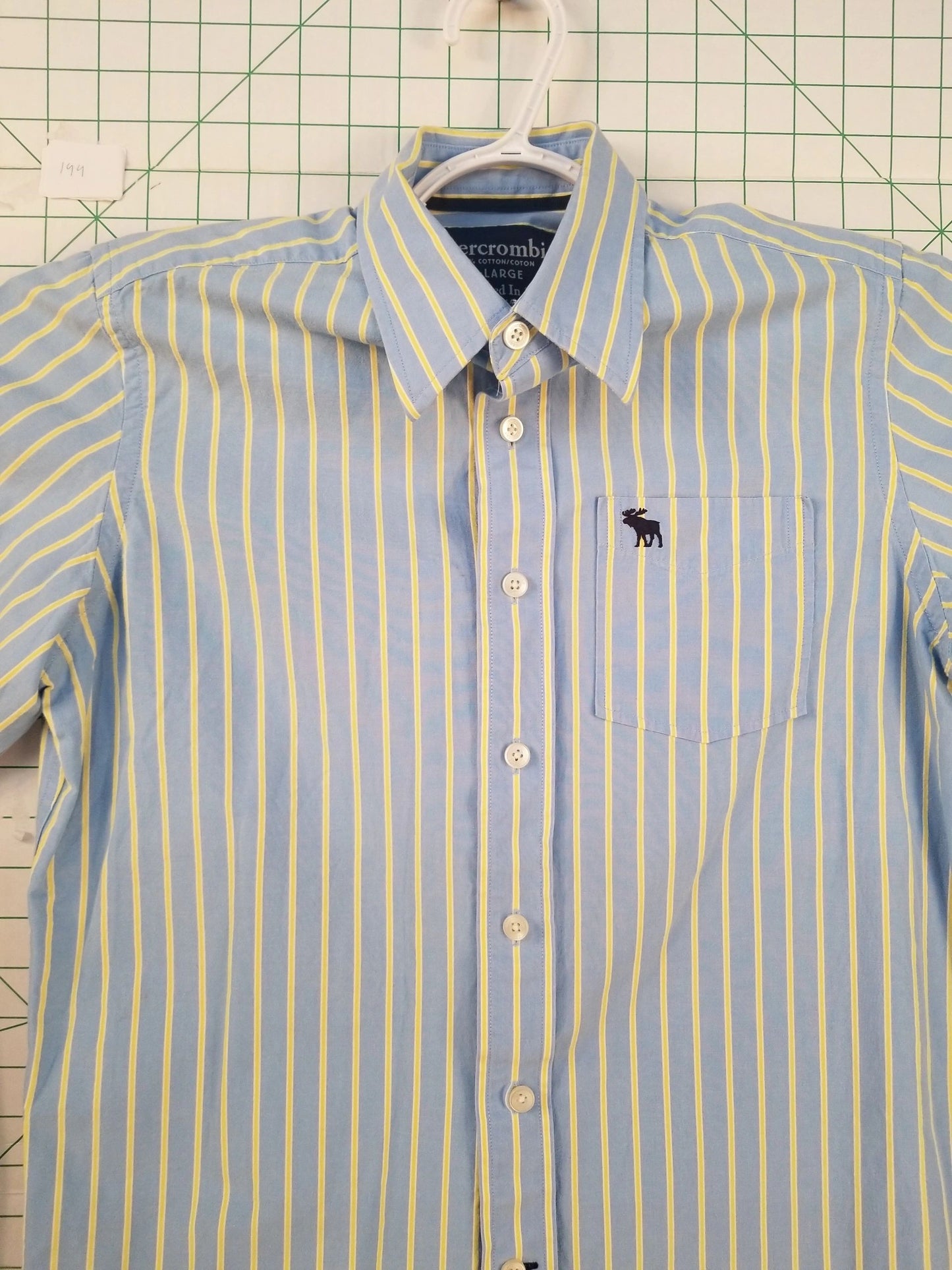 Abercrombie Striped Long Sleeve Button Up