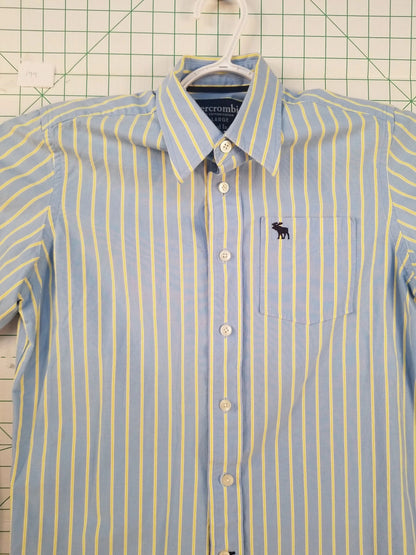 Abercrombie Striped Long Sleeve Button Up