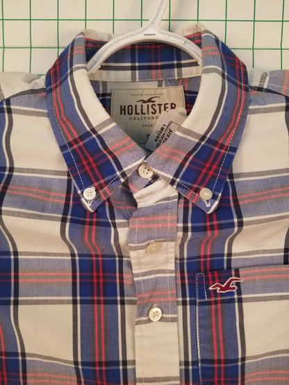 Hollister Plaid Long Sleeve Button Up S