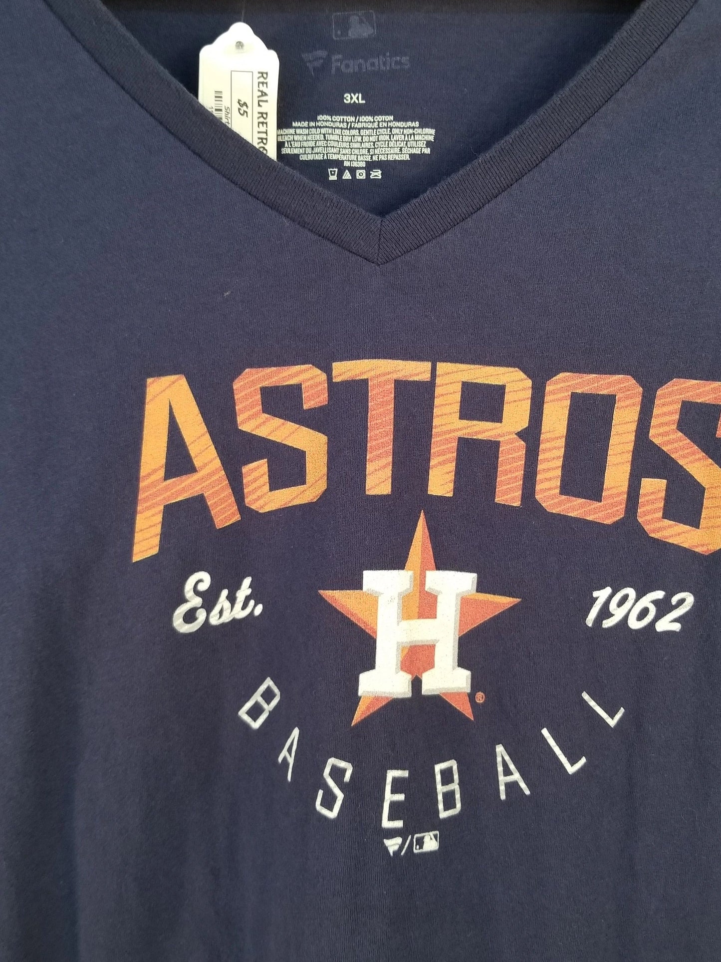 Houston Astros "Astros Baseball" Tee 3XL