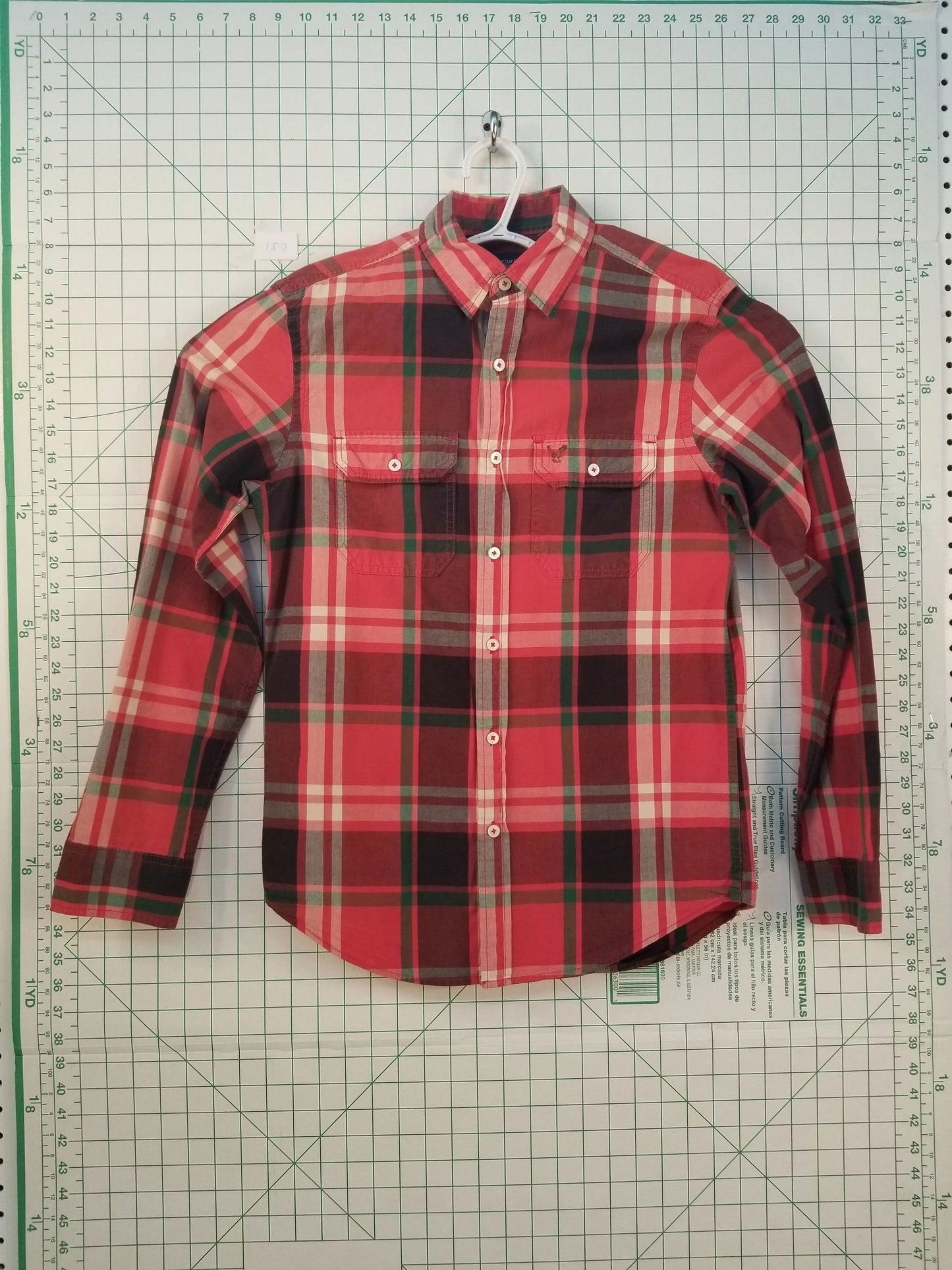 American Eagle Outfitters Red Plaid Button Up