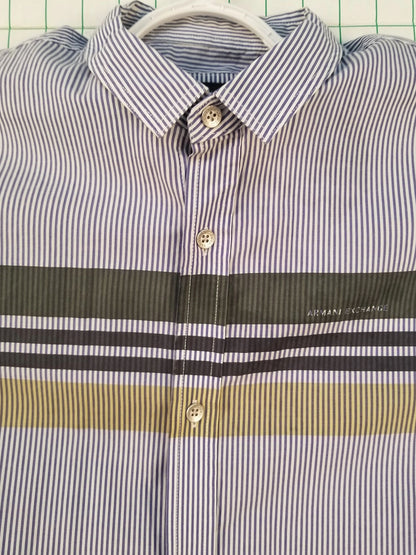 Armani Exchange Short Sleeve Button Up