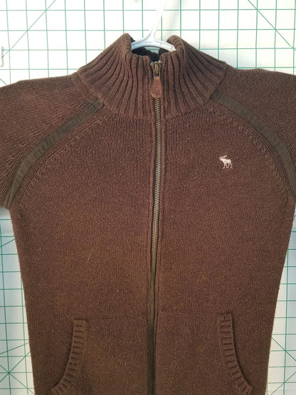 Abercrombie Full Zip Turtleneck Sweater