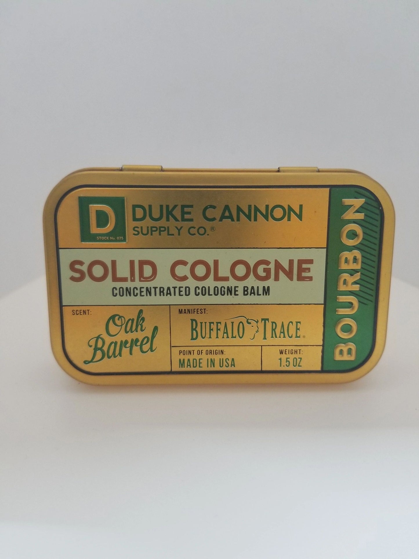 Duke Cannon Supply Co. "Oak Barrel" Concentrated Cologne "BOURBON"