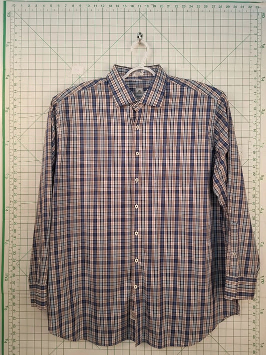 Peter Millar Plaid Button Down