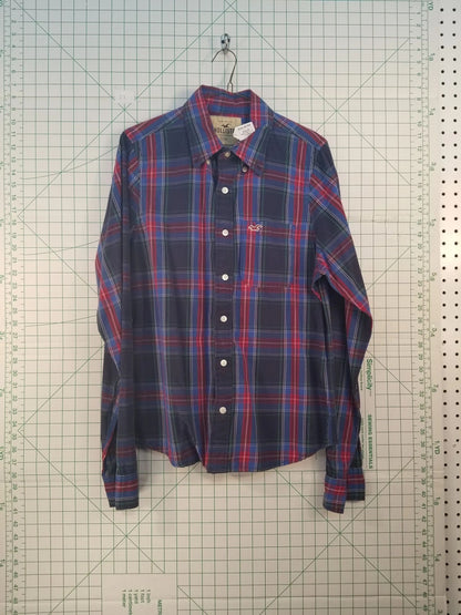 Hollister Plaid Long Sleeve Button Down