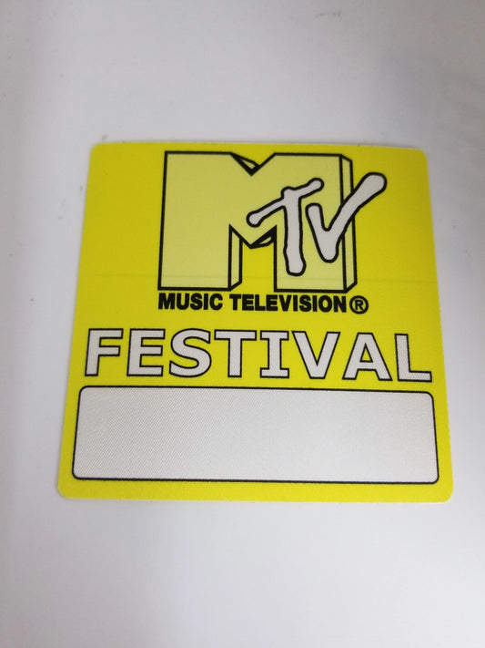 MTV Festival Backstage Pass