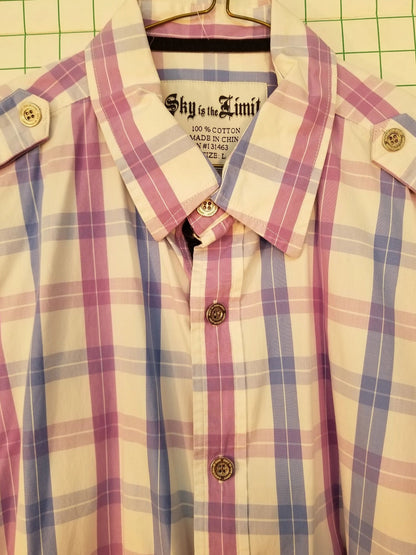 Sky is the Limit Short Sleeve Button-up Shirt